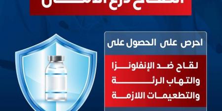 وزارة الصحة: اللقاح درع الأمان ضد الأنفلونزا وأمراض الجهاز التنفسي - أقرأ 24