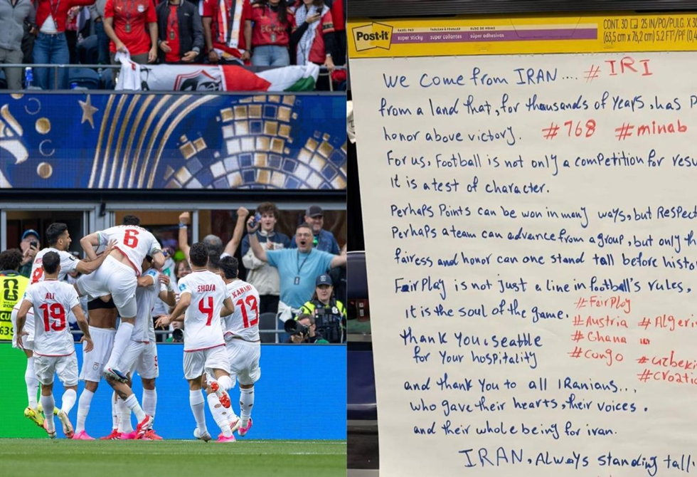 “الشرف قبل النصر”.. منتخب إيران يترك رسالة مؤثرة في غرفة تبديل الملابس بعد التعادل مع مصر …لبنان
