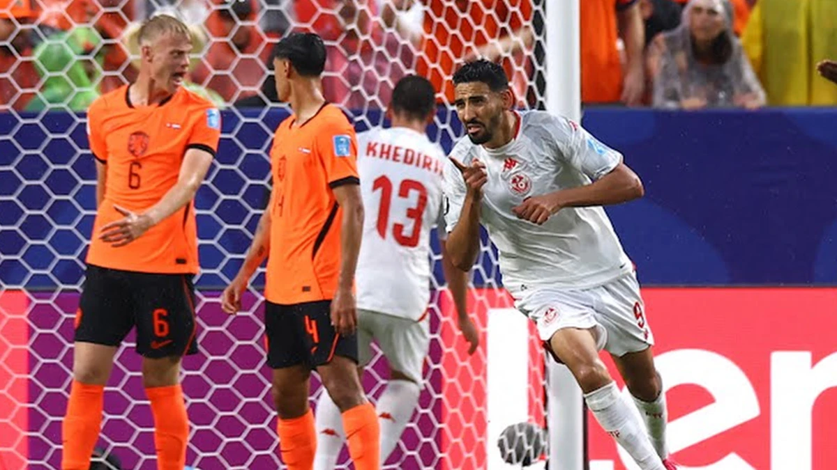 خسارة تونس أمام هولندا وخروجه من كأس العالم 2026 بنتيجة 3:1 في مباراة حزينة