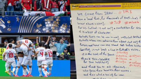 “الشرف قبل النصر”.. منتخب إيران يترك رسالة مؤثرة في غرفة تبديل الملابس بعد التعادل مع مصر ..رياضة