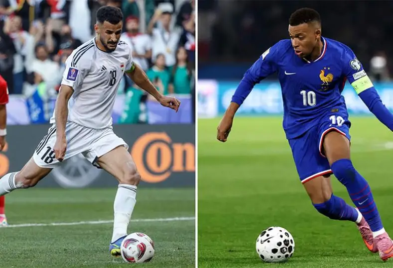 بث مباشر.. مباراة العراق 0-1 فرنسا في كأس العالم