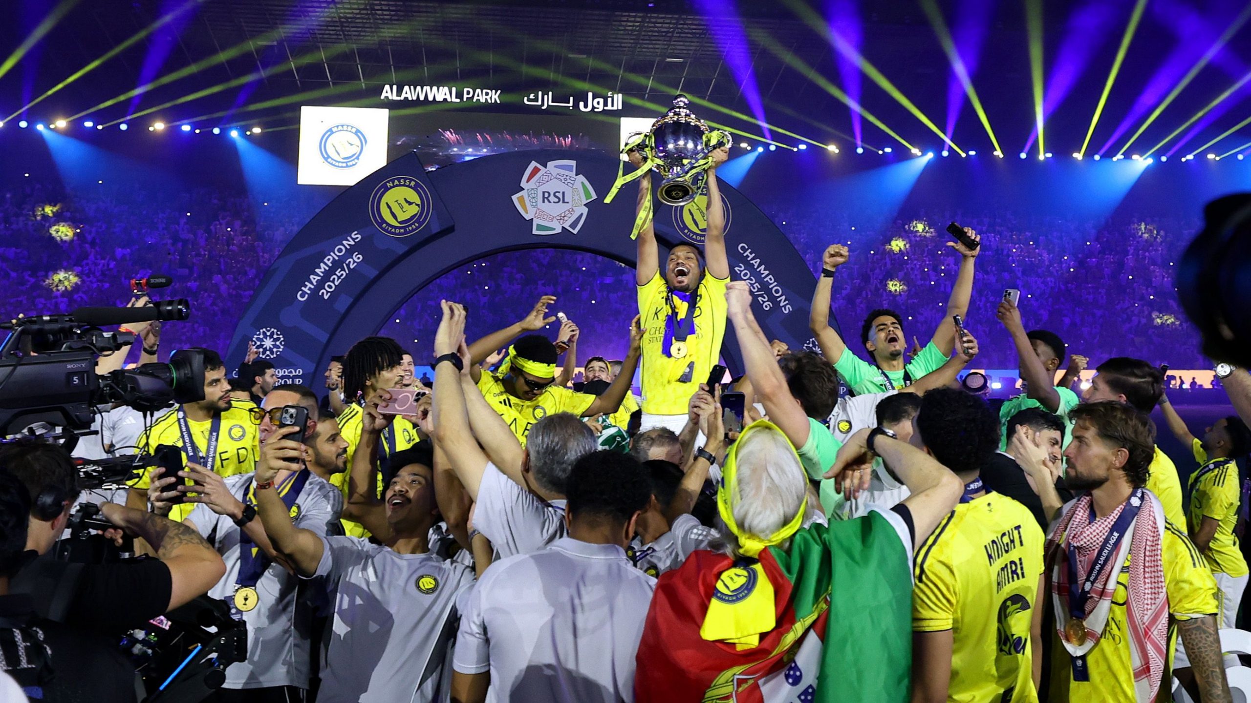 بدون مدرب.. 3 معسكرات تجهز النصر للدفاع عن الدوري السعودي