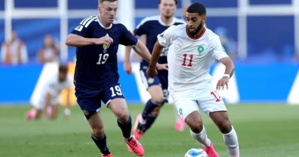 تغلب المغرب على اسكتلندا بفضل هدف سريع كالبرق في كأس العالم 2026.