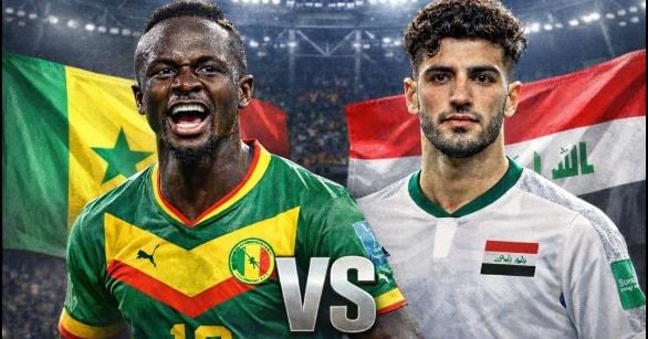 رابط لمشاهدة مباراة كرة القدم بين السنغال والعراق مباشرة، الساعة 2 صباحاً يوم 27 يونيو.