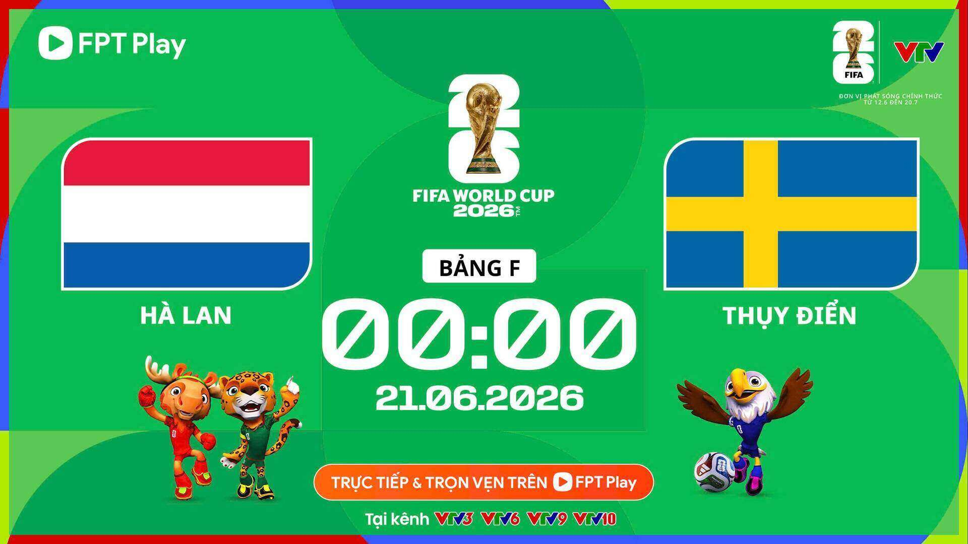 رابط لمشاهدة مباراة هولندا ضد السويد مباشرة (المجموعة السادسة، كأس العالم 2026)