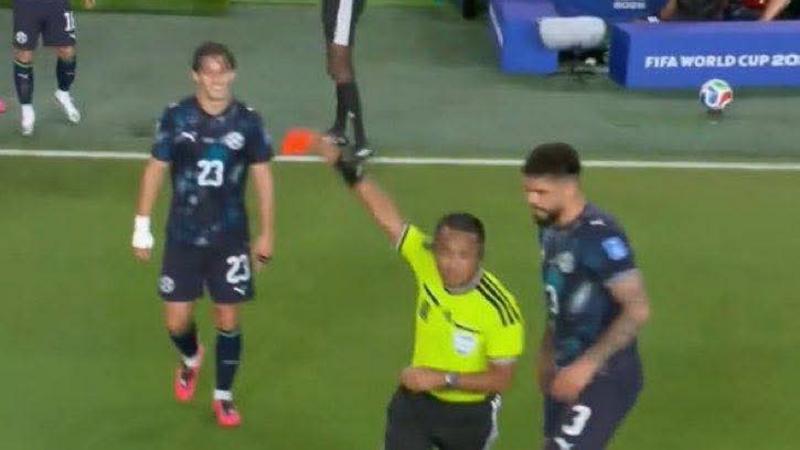 رسمياً.. أول بطاقة حمراء بسبب “تغطية الفم” في مونديال 2026