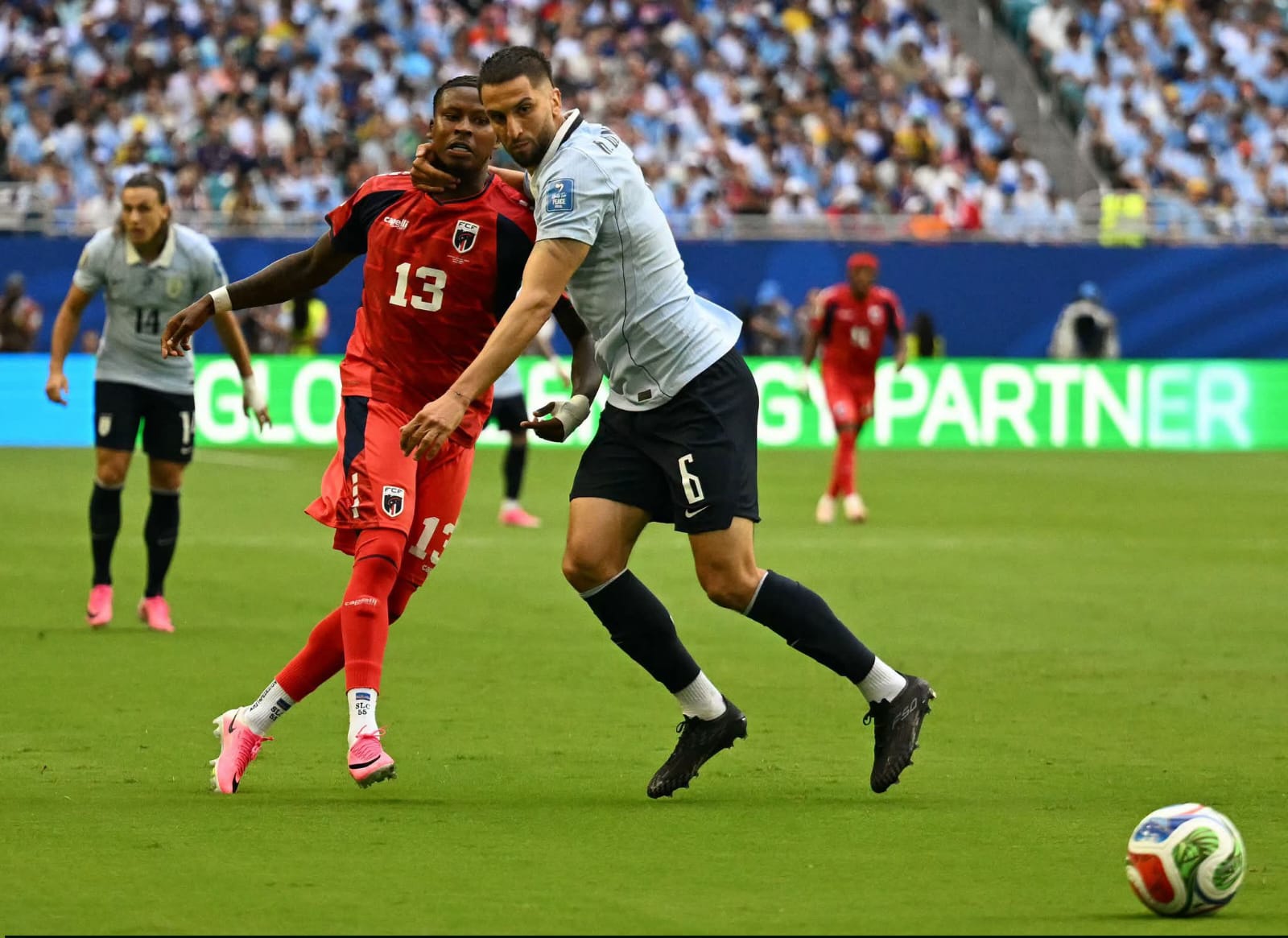 كأس العالم 2026| أوروجواي يتقدم على الرأس الأخضر 2 – 1 في الشوط الأول
