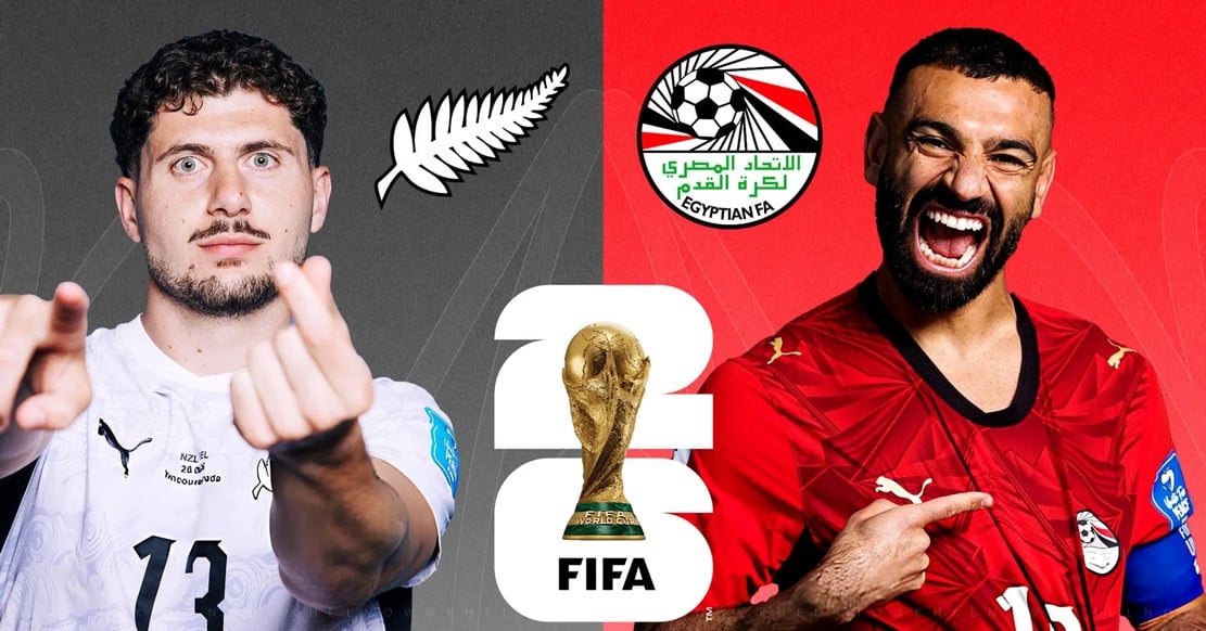 مباراة كرة قدم مباشرة: نيوزيلندا ضد مصر: المجموعة السابعة، كأس العالم 2026