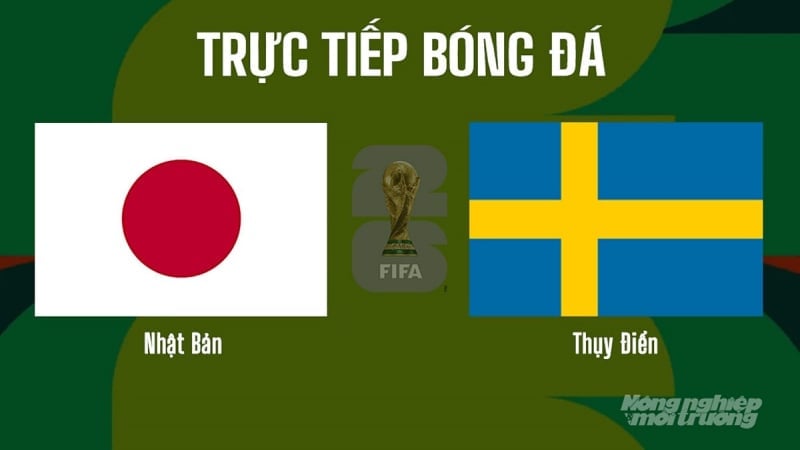 معاينة المباراة والبث المباشر لمباراة اليابان ضد السويد على قناة VTV2، كأس العالم 2026، 26 يونيو 2026.