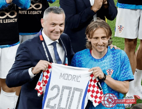 ‏مودريتش يخوض مباراته الـ(200) مع منتخب كرواتيا ورقم (21) في كأس العالم
