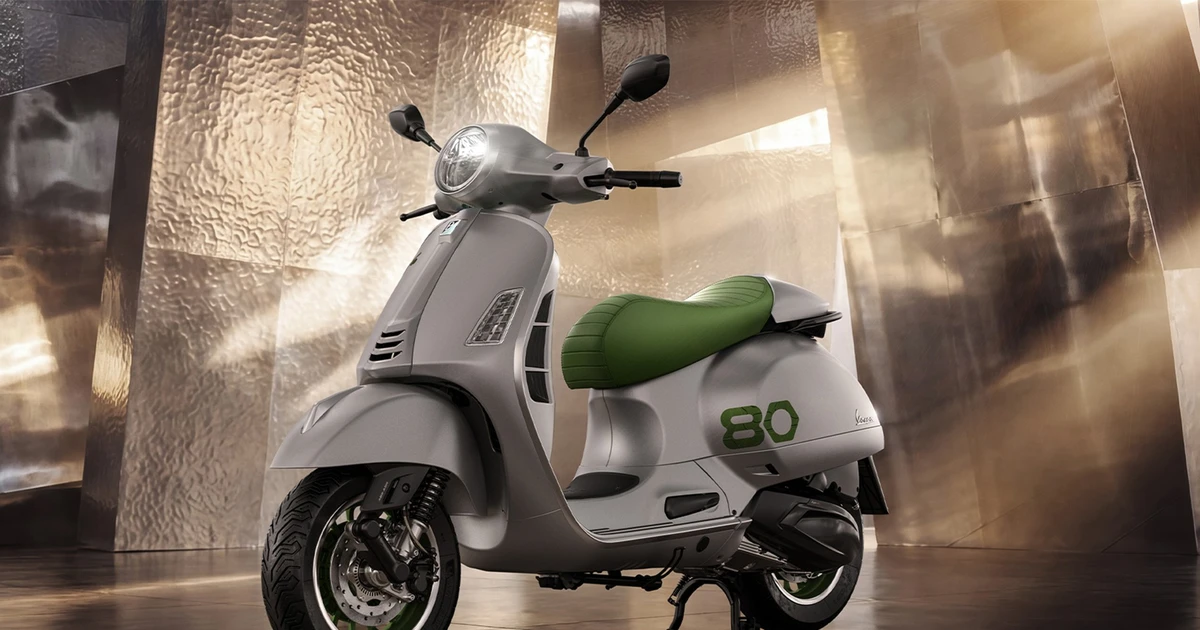 «حصرية وعصرية» Vespa Edizione Ottantesimo تُسجل سعرًا قياسيًا بـ372 مليون دونج في السوق الفيتنامي