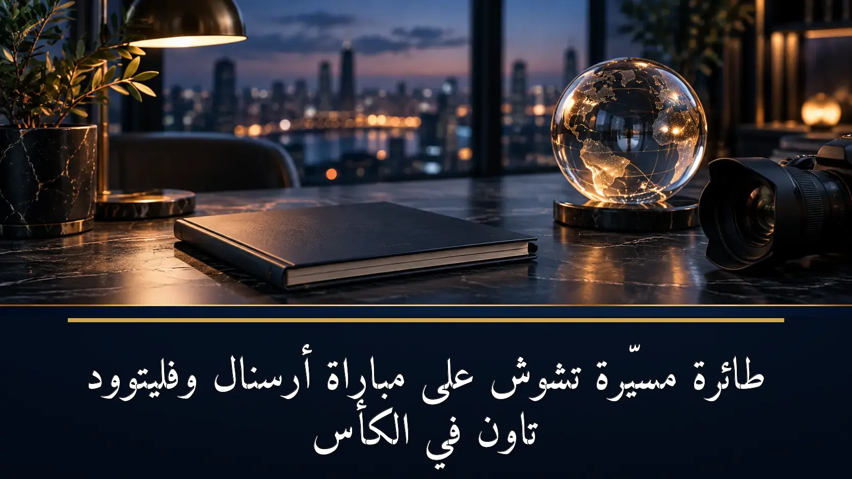 «مفاجأة في اللقاء» طائرة مسيّرة تعطل مباراة أرسنال وفليتوود تاون بالكأس
